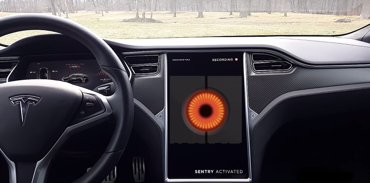 Tesla Drops HAL 9000 'Sentry Mode' Graphic